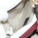 Chloe Roy Shoulder Bag Leather Bordeaux Gold Auth BA5266-22