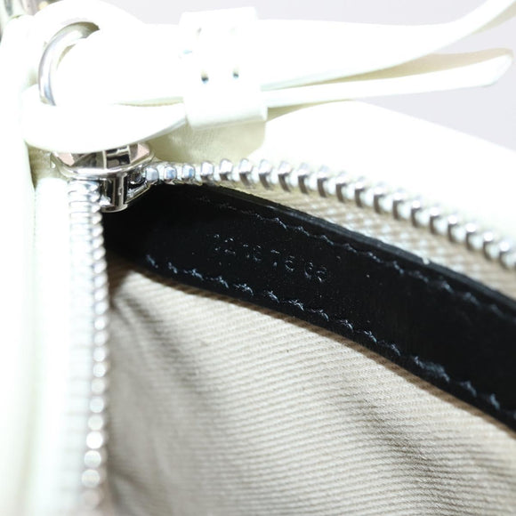 Chloe Roy Shoulder Bag Leather Bordeaux Gold Auth BA5266