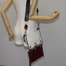 Chloe Roy Shoulder Bag Leather Bordeaux Gold Auth BA5266-28