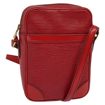LOUIS VUITTON Epi Danube Shoulder Bag Red M45637 LV Auth BA5275