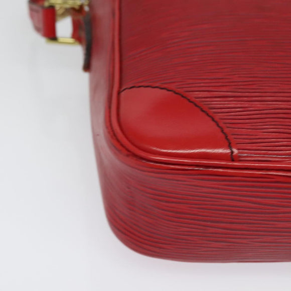 LOUIS VUITTON Epi Danube Shoulder Bag Red M45637 LV Auth BA5275