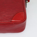 LOUIS VUITTON Epi Danube Shoulder Bag Red M45637 LV Auth BA5275-16