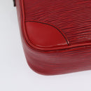 LOUIS VUITTON Epi Danube Shoulder Bag Red M45637 LV Auth BA5275-17