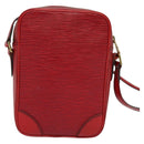 LOUIS VUITTON Epi Danube Shoulder Bag Red M45637 LV Auth BA5275-2