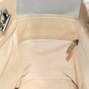 CHANEL Choco Bar Tote Bag Canvas Beige CC Auth BA528-21