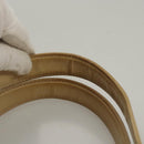 CHANEL Choco Bar Tote Bag Canvas Beige CC Auth BA528-7