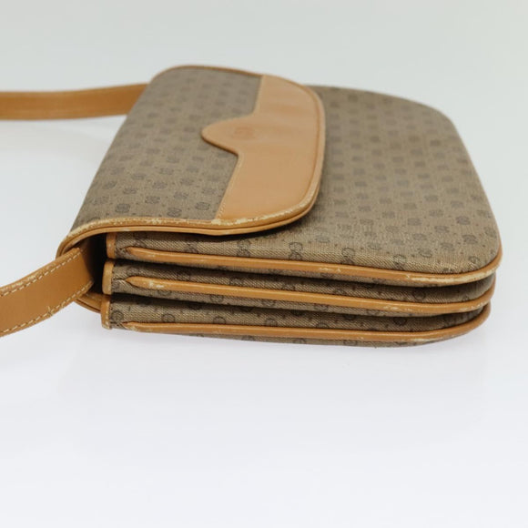 GUCCI Micro GG Supreme Shoulder Bag PVC Beige Gold 004 106 0024 Auth BA5286