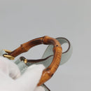 GUCCI Bamboo Backpack Suede Light Blue Gold 003 2058 0030 Auth BA5287-8