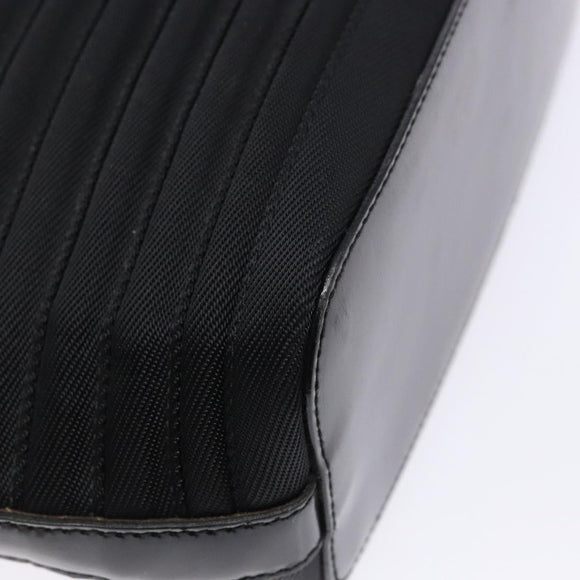 GUCCI Bamboo Hand Bag Canvas Black Silver 000 1998 0588 Auth BA5289