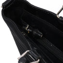 GUCCI Bamboo Hand Bag Canvas Black Silver 000 1998 0588 Auth BA5289-10