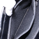 GUCCI Bamboo Hand Bag Canvas Black Silver 000 1998 0588 Auth BA5289-21