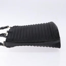 GUCCI Bamboo Hand Bag Canvas Black Silver 000 1998 0588 Auth BA5289-4