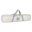 CHANEL Ski Case Sports Line Bag Nylon White Silver CC Auth BA5290V-1