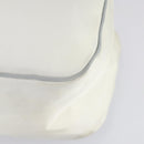 CHANEL Ski Case Sports Line Bag Nylon White Silver CC Auth BA5290V-15