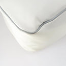 CHANEL Ski Case Sports Line Bag Nylon White Silver CC Auth BA5290V-16