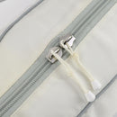 CHANEL Ski Case Sports Line Bag Nylon White Silver CC Auth BA5290V-11