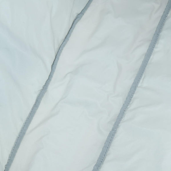 CHANEL Ski Case Sports Line Bag Nylon White Silver CC Auth BA5290V