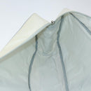 CHANEL Ski Case Sports Line Bag Nylon White Silver CC Auth BA5290V-17