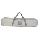 CHANEL Ski Case Sports Line Bag Nylon White Silver CC Auth BA5290V-13