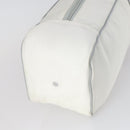 CHANEL Ski Case Sports Line Bag Nylon White Silver CC Auth BA5290V-4