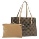 Salvatore Ferragamo Gancini Tote Bag Vinyl Brown Auth BA5292-1