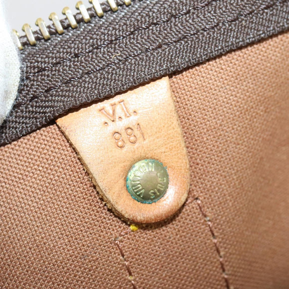 LOUIS VUITTON Monogram Keepall Bandouliere 60 Boston Bag M41412 LV Auth BA5295