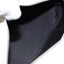 LOEWE Hand Bag Leather White Silver Auth BA5296-11