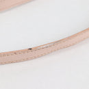 FENDI PETITE 2JOURS Hand Bag Leather 2way Beige Silver Auth BA5301-15