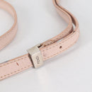 FENDI PETITE 2JOURS Hand Bag Leather 2way Beige Silver Auth BA5301-10