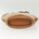 LOEWE Shoulder Bag Canvas Beige Auth BA5302-6