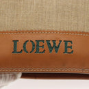 LOEWE Shoulder Bag Canvas Beige Auth BA5302-17