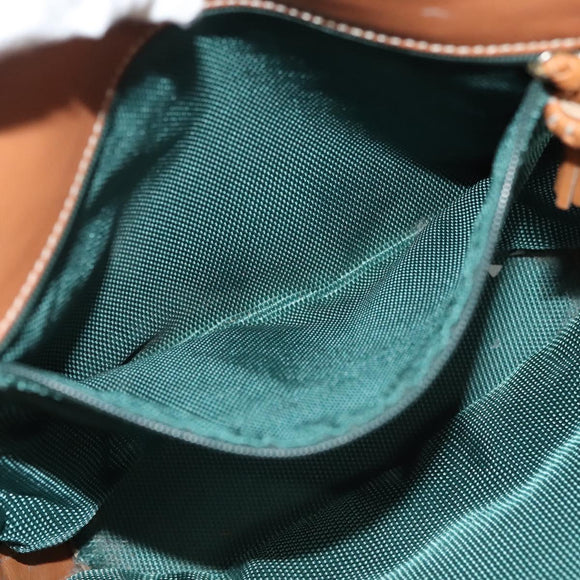 LOEWE Shoulder Bag Canvas Beige Auth BA5302