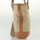 LOEWE Shoulder Bag Canvas Beige Auth BA5302-4