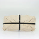 BVLGARI Chandra Shoulder Bag Leather Beige Gold Auth BA5303-5