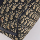 Christian Dior Trotter Canvas Hand Bag Navy Auth BA5304-11