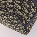 Christian Dior Trotter Canvas Hand Bag Navy Auth BA5304-14
