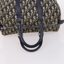 Christian Dior Trotter Canvas Hand Bag Navy Auth BA5304-8
