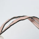 VALENTINO Studs Tote Bag Leather Pink Gold Auth BA5305-8