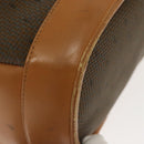 SAINT LAURENT Shoulder Bag Leather Black Gold Auth BA5308-10