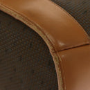 SAINT LAURENT Shoulder Bag Leather Black Gold Auth BA5308-13