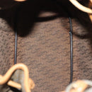 SAINT LAURENT Shoulder Bag Leather Black Gold Auth BA5308-17