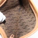 SAINT LAURENT Shoulder Bag Leather Black Gold Auth BA5308-22