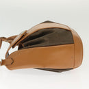 SAINT LAURENT Shoulder Bag Leather Black Gold Auth BA5308-5