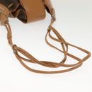 SAINT LAURENT Shoulder Bag Leather Black Gold Auth BA5308-7