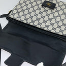 GUCCI GG Supreme Shoulder Bag PVC Navy Gold Auth BA5311-9
