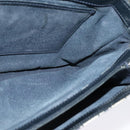 GUCCI GG Supreme Shoulder Bag PVC Navy Gold Auth BA5311-20