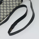 GUCCI GG Supreme Shoulder Bag PVC Navy Gold Auth BA5311-7