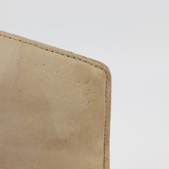 CHANEL Matelasse Waist Bag Canvas Beige CC Auth BA5314