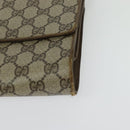 GUCCI GG Supreme Shoulder Bag PVC Beige Gold 94 02 050 Auth BA5315-11