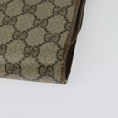 GUCCI GG Supreme Shoulder Bag PVC Beige Gold 94 02 050 Auth BA5315-13